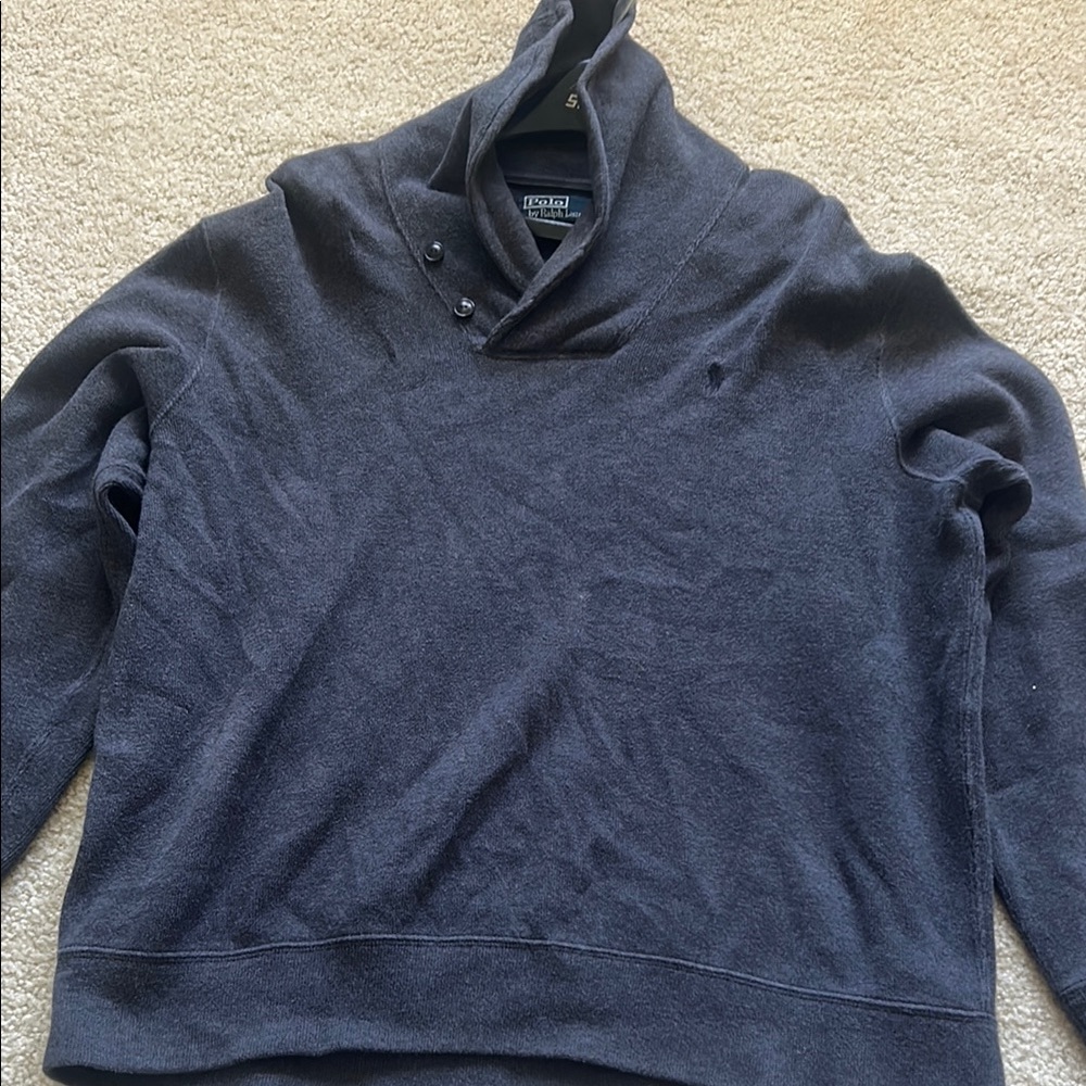 Ralph Lauren Luxury Charcoal Hoodie